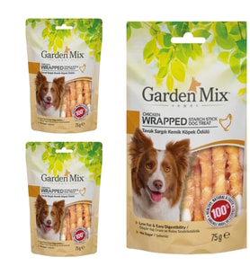 Garden Mix Tavuk Sargılı Kemik Köpek Ödülü 75 Gr X 3 Adet