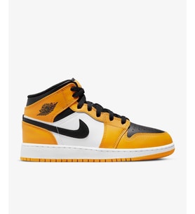 Nike Jordan Air 1 Mid 554725-701 Kadın Sneaker Spor Ayakkabı (Çok Renkli)