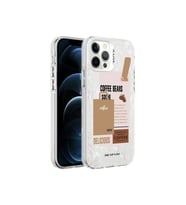Apple iPhone 12 Pro Uyumlu Kılıf Mermer Desenli Zore Marbello Kapak (Kahverengi)