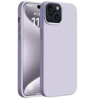 iPhone 15 Plus Kılıf First Silikon - Lila