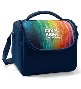 Coral High Thermo Beslenme Çantası - Erkek Çocuk, Lacivert Çok Renkli Çizgi Desenli