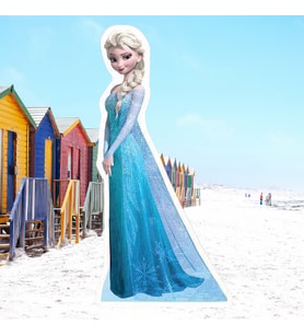 Ayaklı pano Elsa Ayaklı Pano 50 cm (frozen) Doğum Günü Masa Dekoru