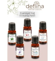 5'li Avantaj Set Esansiyel Uçucu Yağ Aromaterapi Difüzör Esansı Hava Nemlendirici Oda Kokusu 5x10ml