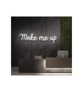 Make Me Up Yazılı Neon Tabela