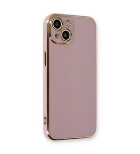Apple İphone 13 Kılıf Volet Silikon - Mor