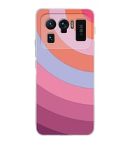 Xiaomi Mi 11 Ultra Uyumlu Kamera Korumalı Kapak Renk Cümbüşü Tasarımlı Şeffaf Silikon Kılıf