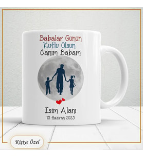 Babalar Günü Hediyesi – Kişiye Özel Kupa Bardak-baba61