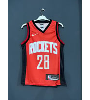 H.o.u.s.t.o.n Rockets 2025 ALPEREN ŞENGÜN BASKETBOL FORMASI (RED) kırmızı/ siyah