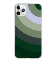 Apple iPhone 11 ProMax Uyumlu Kapak Renk Cümbüşü Tasarımlı Şeffaf Silikon Kılıf