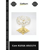 Özel Üretim Ev Dekorasyon Masaüstü Aksesuar Sigirik Kültürü Şık Tasarım Cam Küllük Alk3174