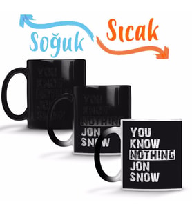 Know Nothing 1 Sihirli Kupa Bardak Porselen