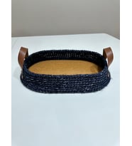 BYEhandmade El Yapımı Lacivert  Sunum Tepsisi