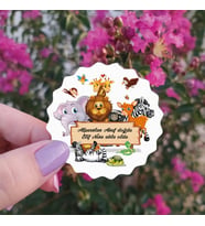 bebek hatırası ahşap magnet