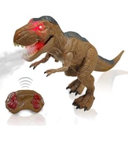 Uzaktan Kumandalı Sesli ve Işıklı Duman Çıkartan Oyuncak Dinozor Trex