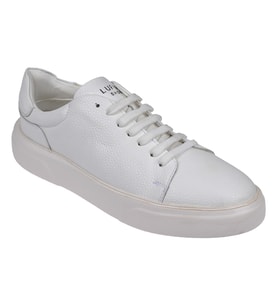 Lufian Hakiki Deri Erkek Spor Ayakkabı Sneaker LUF-TOMMY BEYAZ