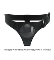 LilituShop Vantuzlu Universal Protez Penis Belden Bağlama Kemeri - Bobby