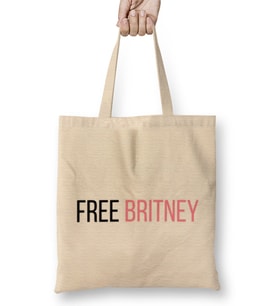 Free Britney 2022 Bez Çanta Uzun Saplı