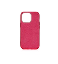 Apple iPhone 13 Pro Max Uyumlu Kılıf Zore Shining Silikon (Kırmızı)