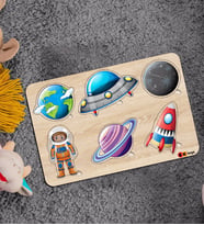 BK Toys Çocuklar İçin Ahşap Figürlü Eğitici-Öğretici Yapboz Puzzle-15