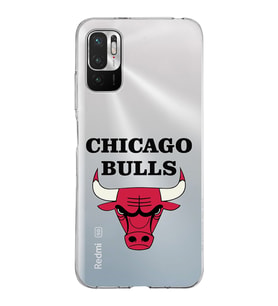 Xiaomi Redmi Note 10 5G Uyumlu Kapak Chicago Bulls Tasarımlı Şeffaf Silikon Kılıf