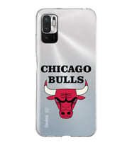 Xiaomi Redmi Note 10 5G Uyumlu Kapak Chicago Bulls Tasarımlı Şeffaf Silikon Kılıf