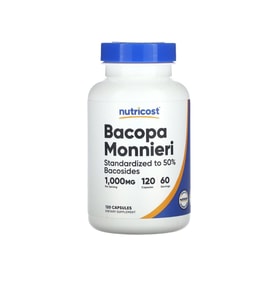 Nutricost Bacopa Monnieri 1000 Mg 120 Kapsül.usa menşei.dmmedicine'den