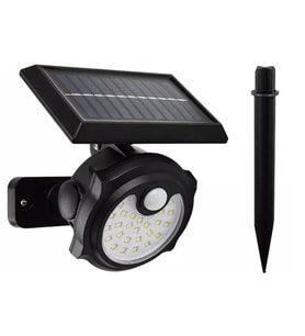 Powermaster 26 Ledli Sensörlü 3 Modlu Solar İnduksiyon Duvar Lambası (SH-1705a)