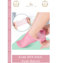 Premium Silikon Nemlendirici Çorap Kuru Çatlak Topuk Bakımı Evde SPA Etkili Ayak Bakımı