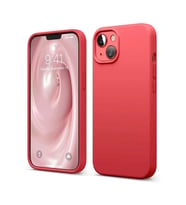 iPhone 14 Kılıf First Silikon - Kırmızı