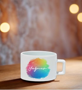 Kişiye Özel İsimli Espresso Fincan