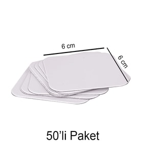 Kişiye Özel Kare Magnet 6x6 cm
