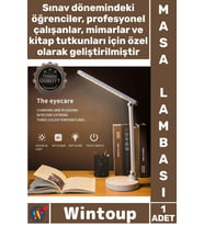 #MasaLambası Şarjlı 40 Led Çalışma Okuma Işığı Kademeli Ayarlanır Renk Tonu Parlaklık Masa Lambası