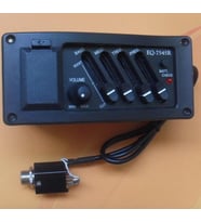 Cremonia EQ7545 4 Bantlı Eşik Altı Preamp ve Equalizer Seti (Aksesuar)  Akustik Gitarlar İçin Piezo Manyetik, Ses ve Ton Kontrolü, Montaja Hazır Tam Set