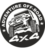 Aventure Off Road Araba Sticker Etiket Yapıştırma 17Cm