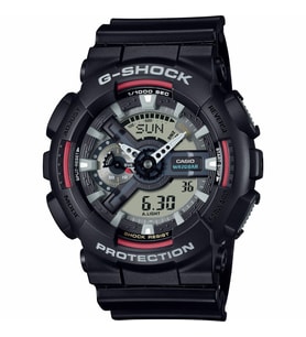 Casio G-Shock GA-110RL-1ADR Quartz Silikon Siyah 20 ATM 51 mm Erkek Kol Saati