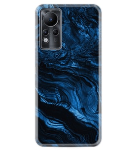 INFINIX Note 11 Pro Note 10 Hot 9 Play Kılıf Desemli Silikon Blue MArble 1379