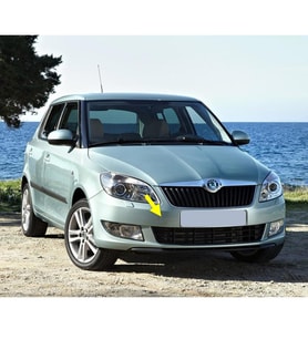 Skoda Fabia 2 Makyajlı 2011-2014 Ön Tampon Çeki Demir Kapağı 5J0807241