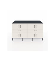 Kronos Konsol 4 Raflı 2 Çekmeceli 8 Kapaklı 176x59x99 Antrasit-Aytaşı