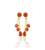 Kadir Jewellery22 Ayar Altın Kaplama Vintage Küpe -El İşçiliği Ve Hipoalerjenik Küpe