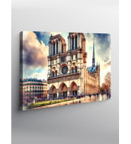 Kanvas Tablo Notre Dame Kilisesi