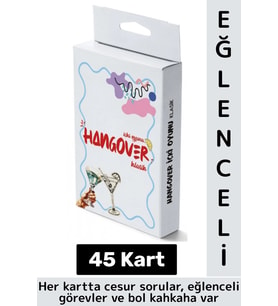 Eğlenceli Cep Boy Arkadaş Parti Özel Gün Sosyalleşme Oyun Hangover Mini İçki Oyunu-Klasik