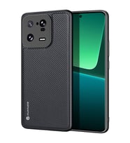 Dux Ducis Xiaomi 13 Pro Fino Serisi Premium Dokuma Silikon Kılıf (Siyah)