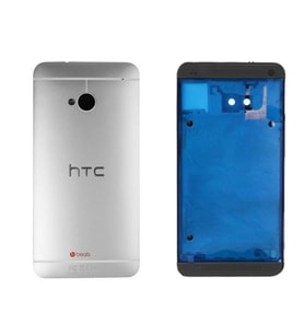 Htc One M7 Kasa Kapak Gümüş