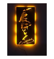 Mony Tasarım Atatürk Led Işıklı Duvar Tablosu