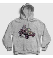 Presmono Unisex Gri Geep Gorillaz Kapüşonlu Sweatshirt 402642tt (Gri)