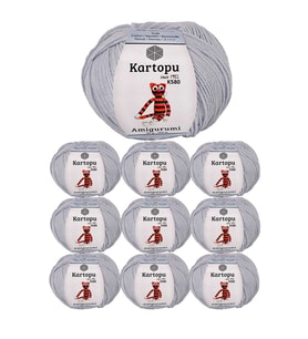 10 Adet Amigurumi El Örgü İpi 50gr 580