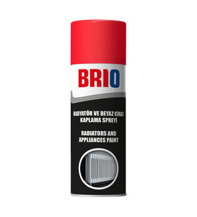 Brio Radyatör Ve Beyaz Cihaz Kaplama Spreyi 400 Ml İnci Beyazı