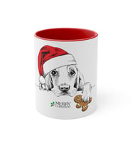 Yılbaşı Kupası Köpek Görselli Renkli