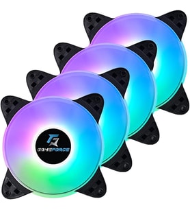 MIDLIGHT 4x120mm A-RGB Sese Duyarlı Kasa Fanı