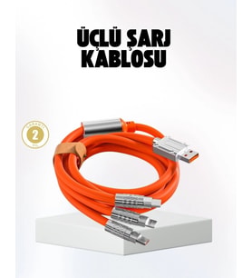 Hızlı Şarj Uyumlu Şarj Kablosu – Esnek Yapı Güçlü Bağlantı Yüksek Performans